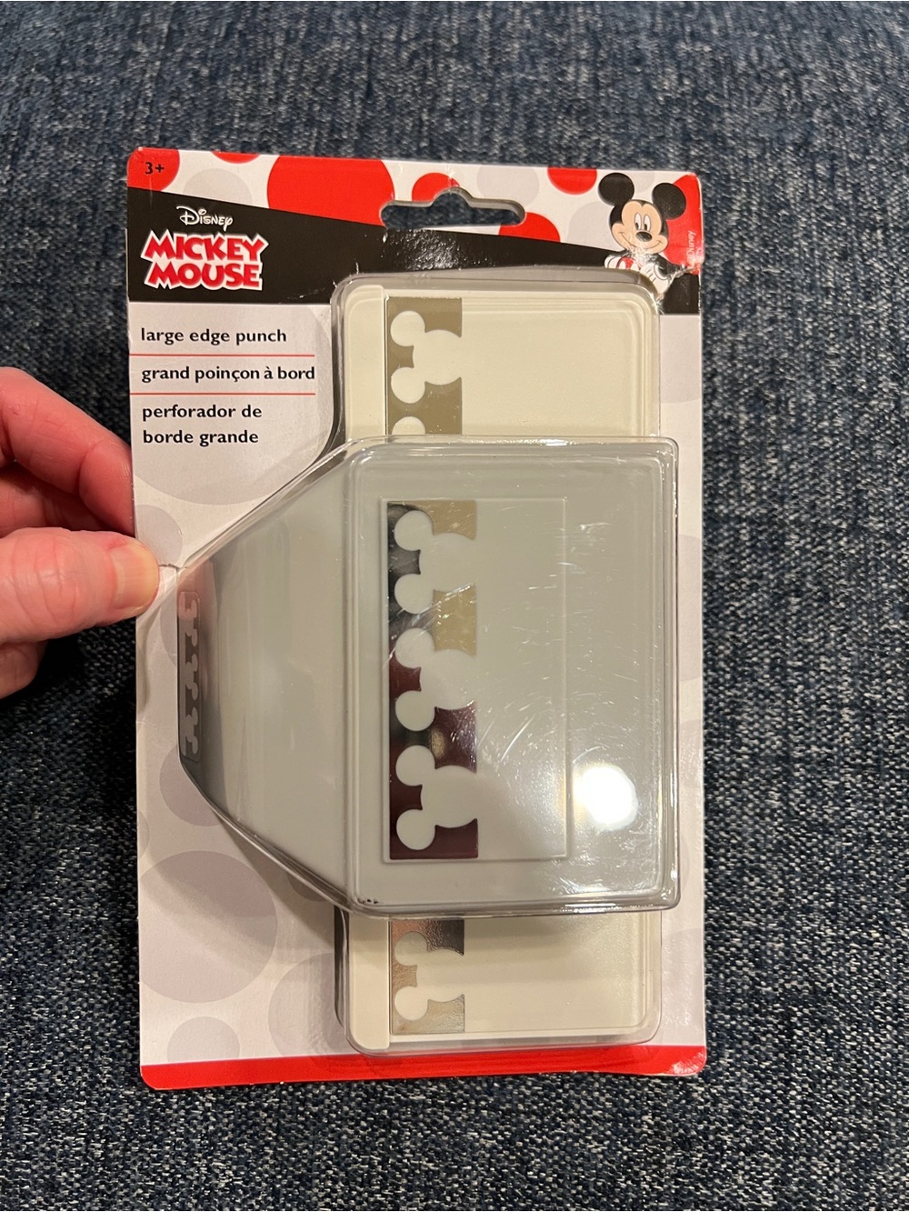 Disney Mickey Mouse Large Edge Punch -scrapbooking